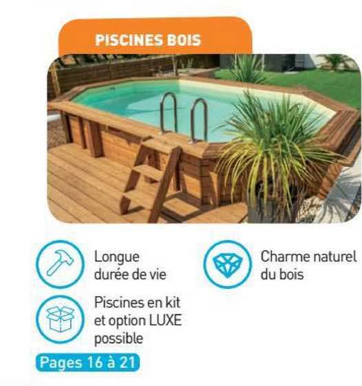 piscines bois