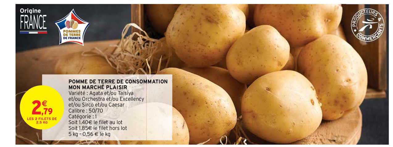 pomme de terre de consommation mon marché plaisir