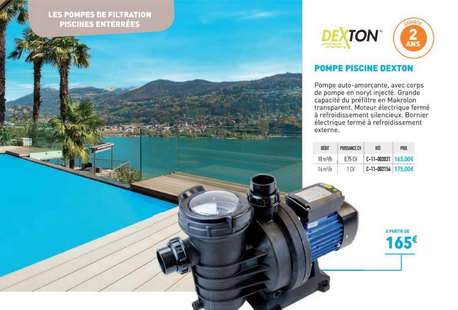Pompe Piscine Dexton