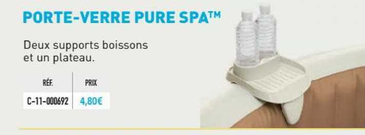 porte-verre pure spa