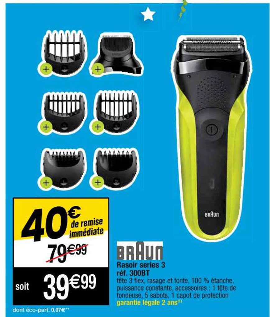 rasoir séries 3 braun