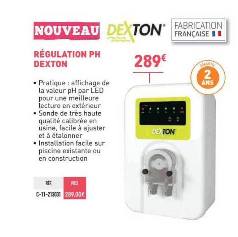 régulation ph dexton