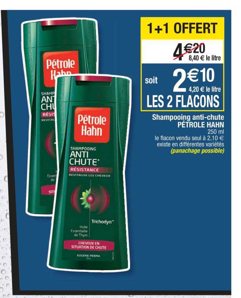 shampooing anti-chute pétrole hahn