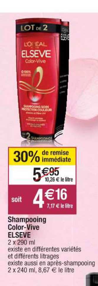 shampooing color-vive elsève