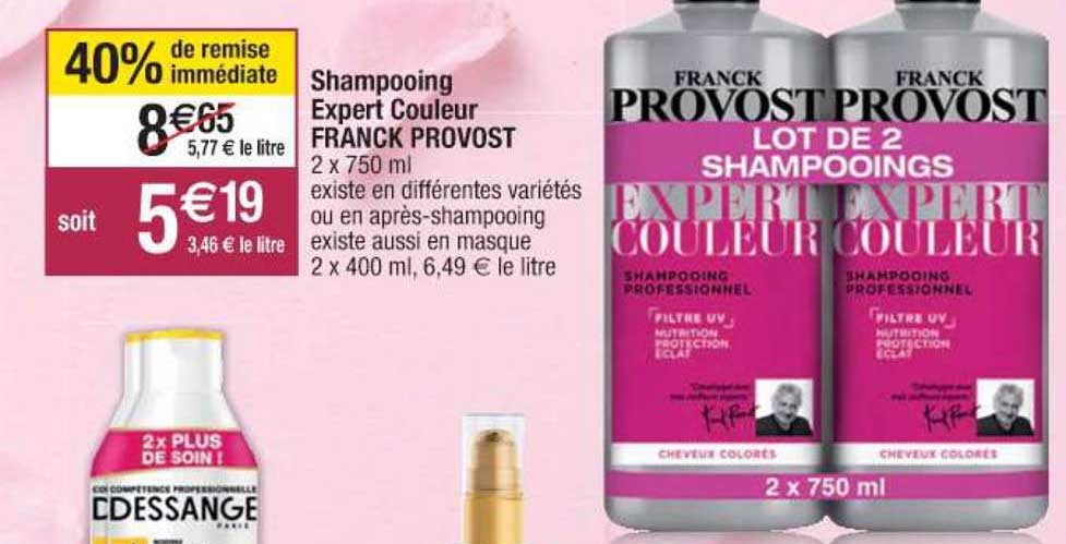 shampooing expert couleur franck provost