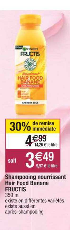 Shampooing Nourrissant Hair Food Banane Fructis