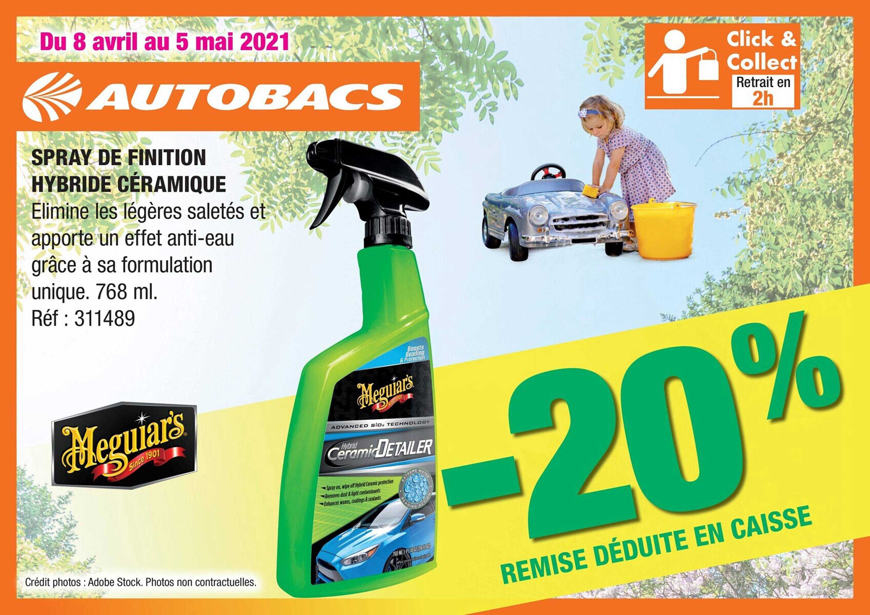 spray de finition hybride céramique meguiar's