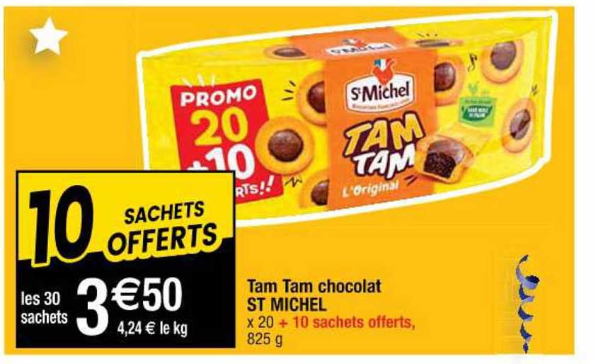 tam tam chocolat st michel