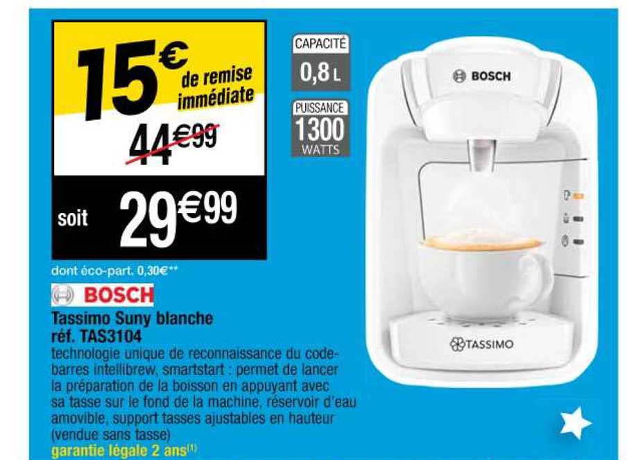 Tassimo Suny Blanche Bosch