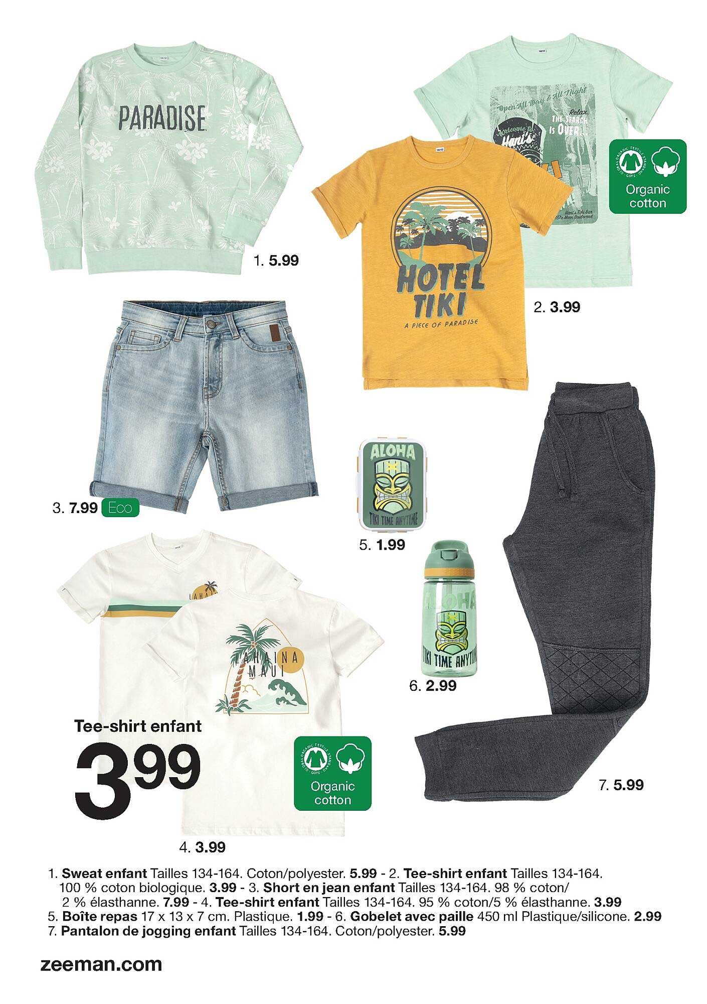 tee-shirt enfant, sweat enfant