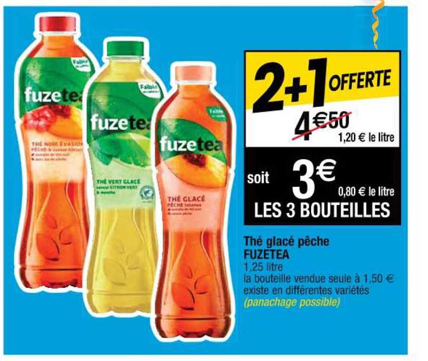 Thé Glacé Pêche Fuzetea