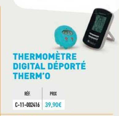 thermomètre digital déporté therm'o