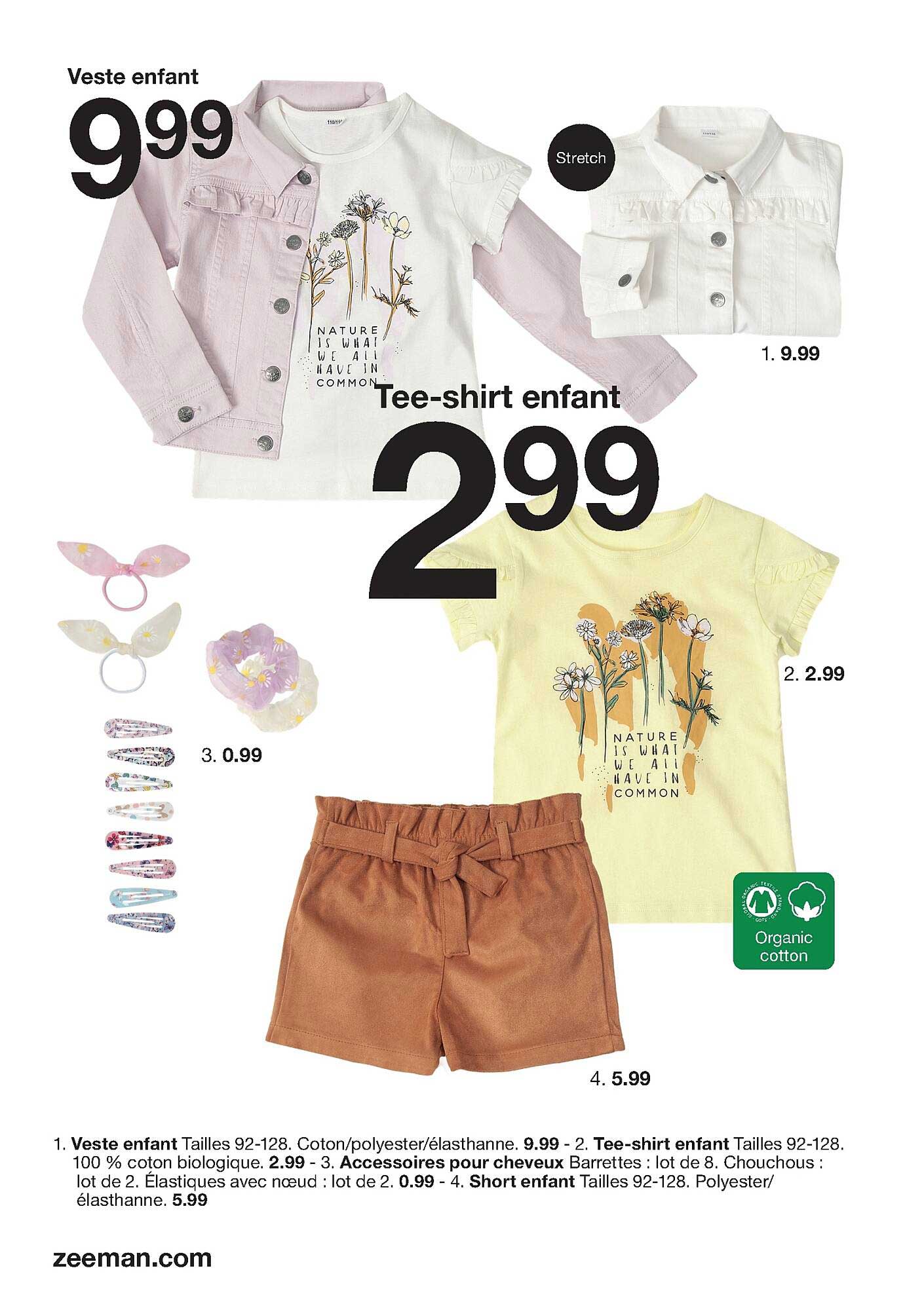 Veste Enfant, Tee-shirt Enfant, Veste Enfant, Accessoires Pour Cheveux, Short Enfant