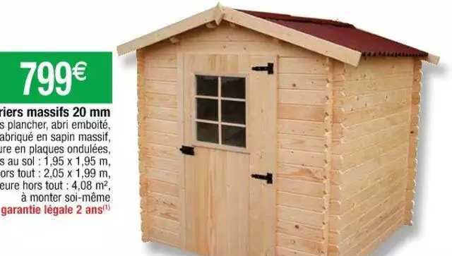 abrie madriers massifs 20 mm