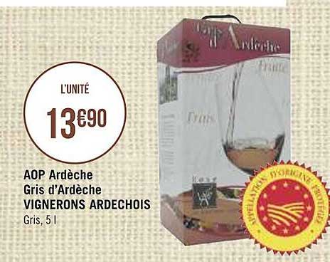 aop ardèche gris d'ardèche vignerons ardechois