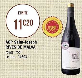 aop saint-joseph rives de malva