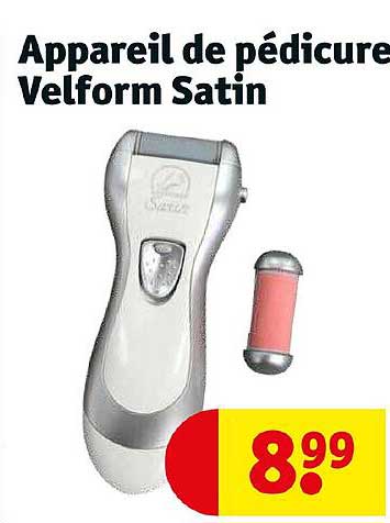 appareil de pédicure velform satin