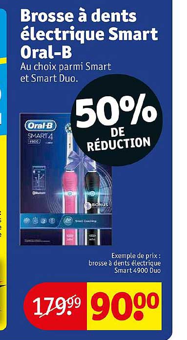 brosse à dents électrique smart oral-b
