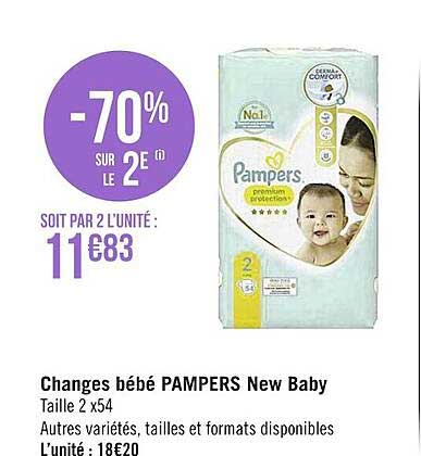 Changes Bébé Pampers New Baby