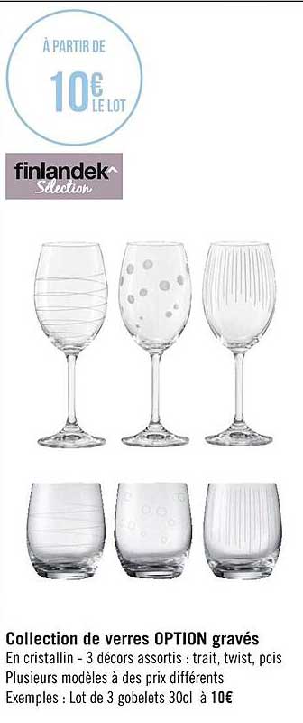 collection de verres option gravés finlandek^