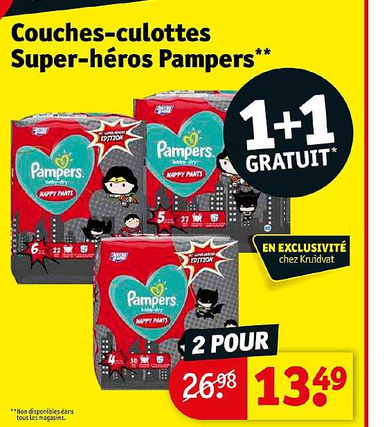couches-culottes super-héros pampers