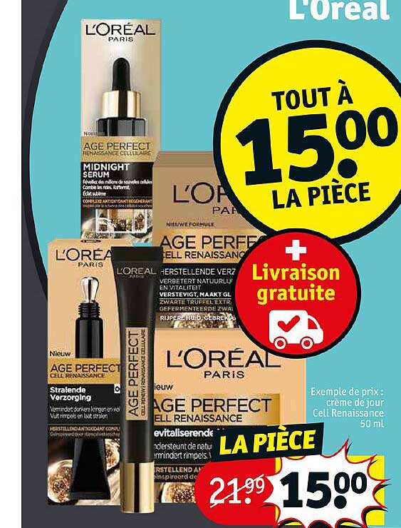 crème de jour cel. renaissance 50 ml l'oréal