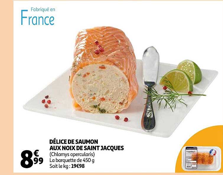 délice saumon aux noix de saint jacques