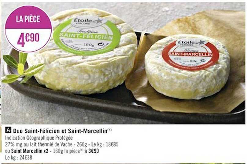 duo saint-félicien et saint-marcellin ou saint marcellin x2
