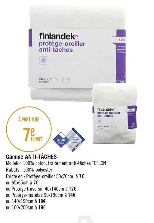 gamme anti-tâches finlandek^