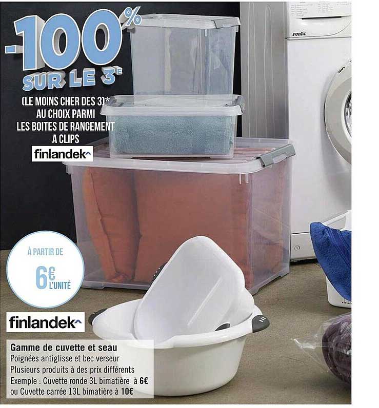 gamme de cuvette et seau finlandek^