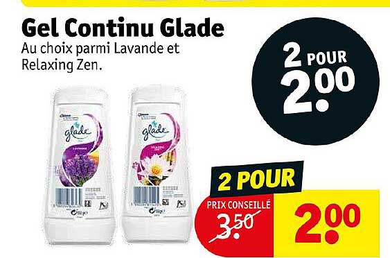 gel continu glade