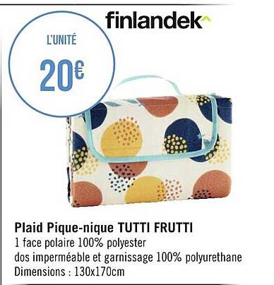 plaid pique-nique tutti frutti finlandek^