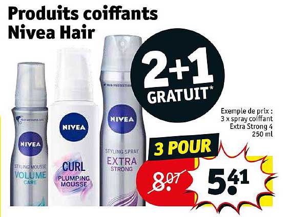 produits coiffants nivea hair