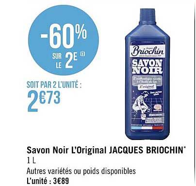 savon noir l'original jacques briochin
