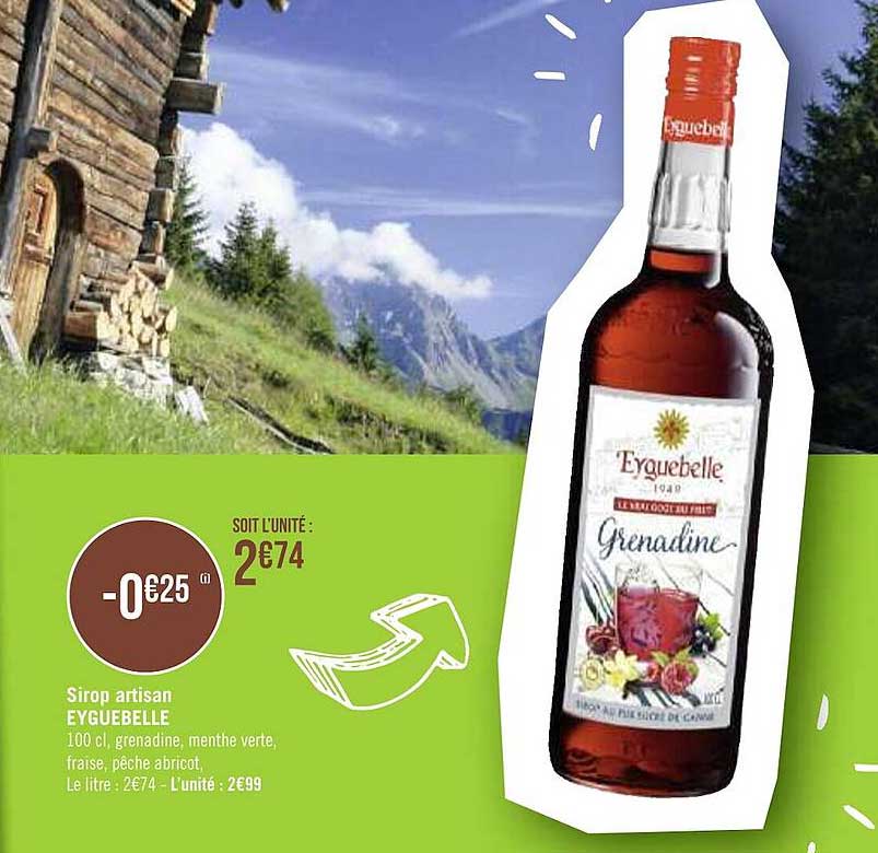 sirop artisan eyguebelle