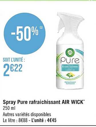 Spray Pure Rafraîchissant Air Wick
