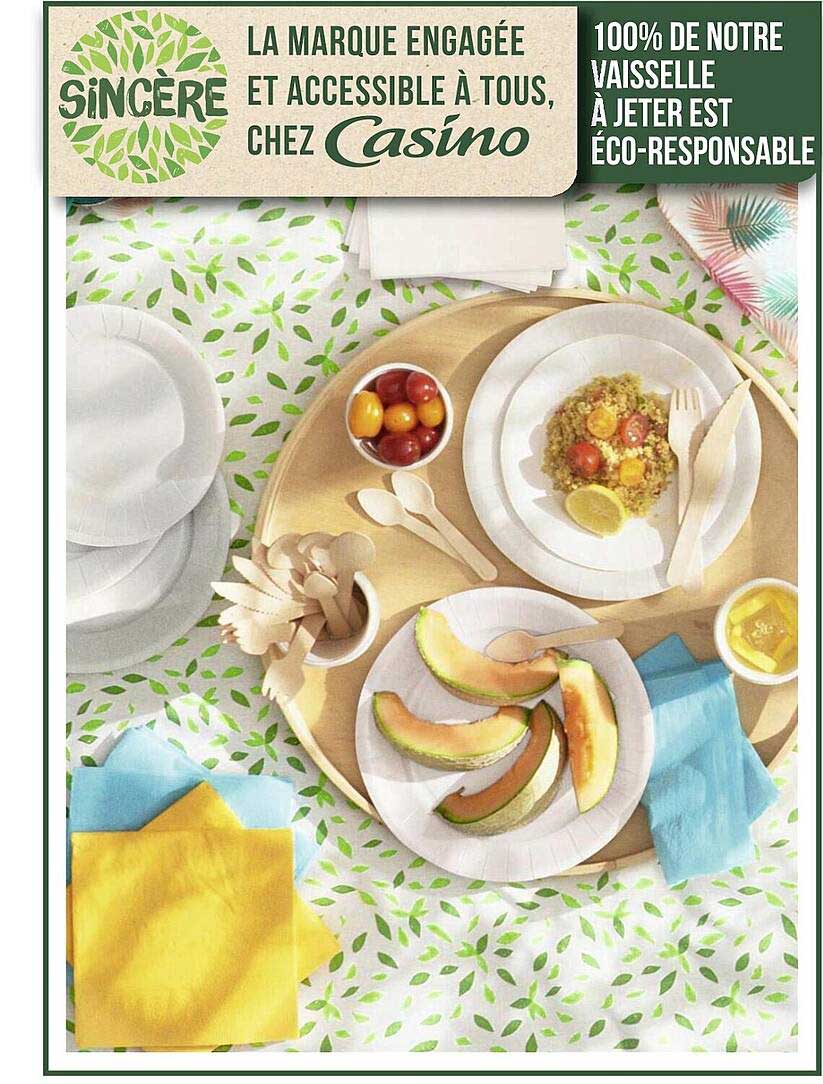 Vaisselle à Jeter Est éco-responsable Sincère