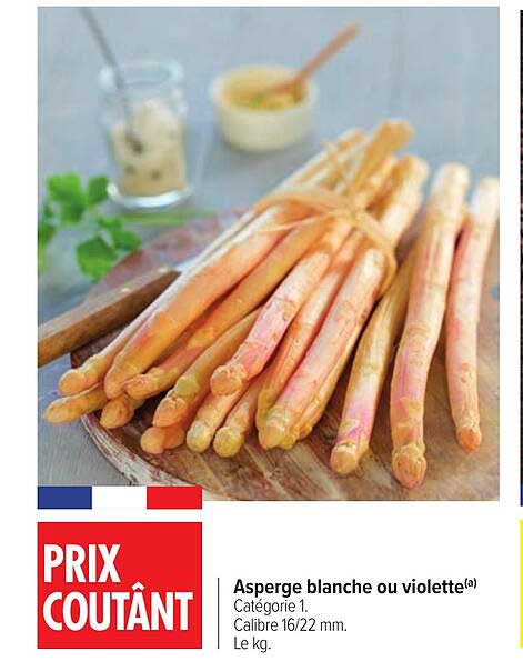 asperge blanche ou violette