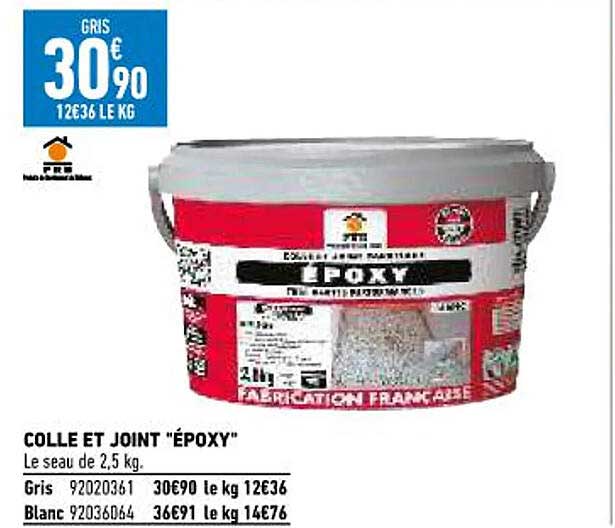 colle et joint "époxy"