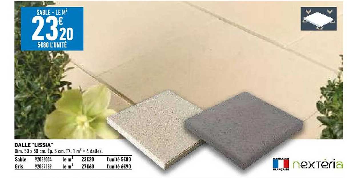 dalle "lissia" nextéria