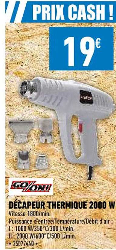 décapeur thermique 2000w go-on!