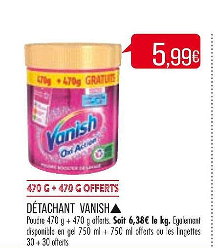 Détachant Vanish