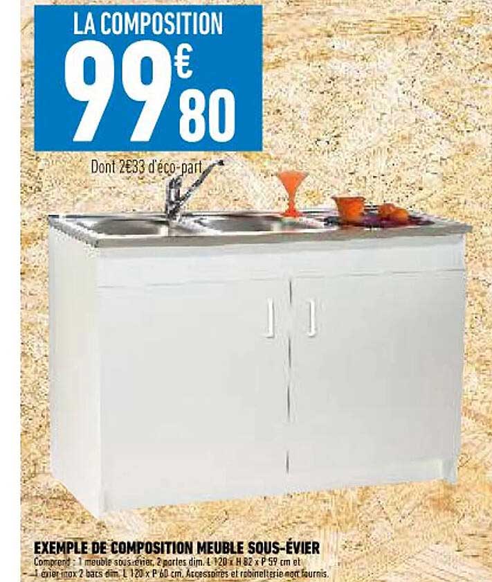 exemple de composition meuble sous-évier