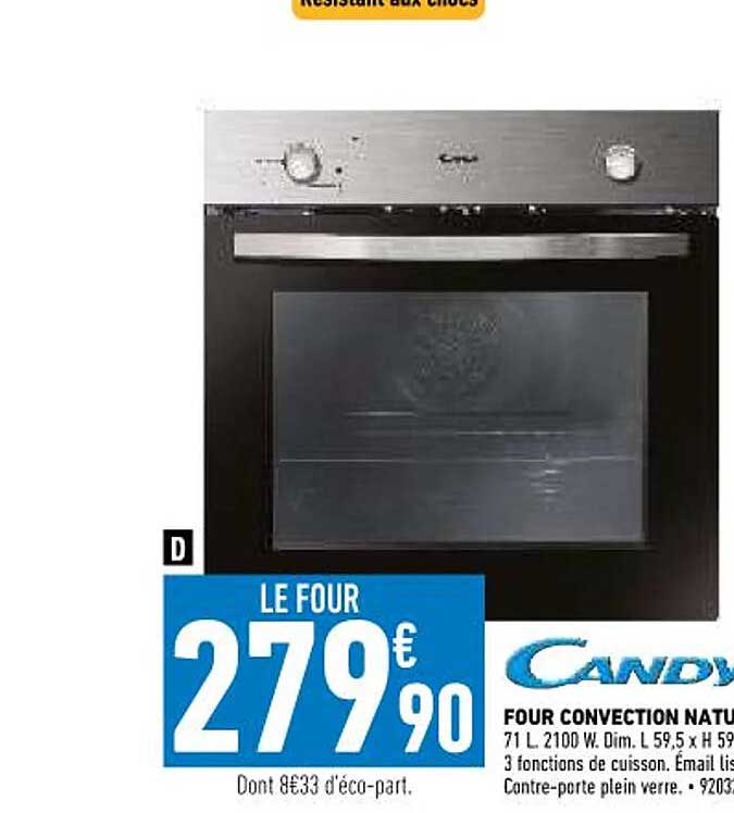 four convection naturelle candy