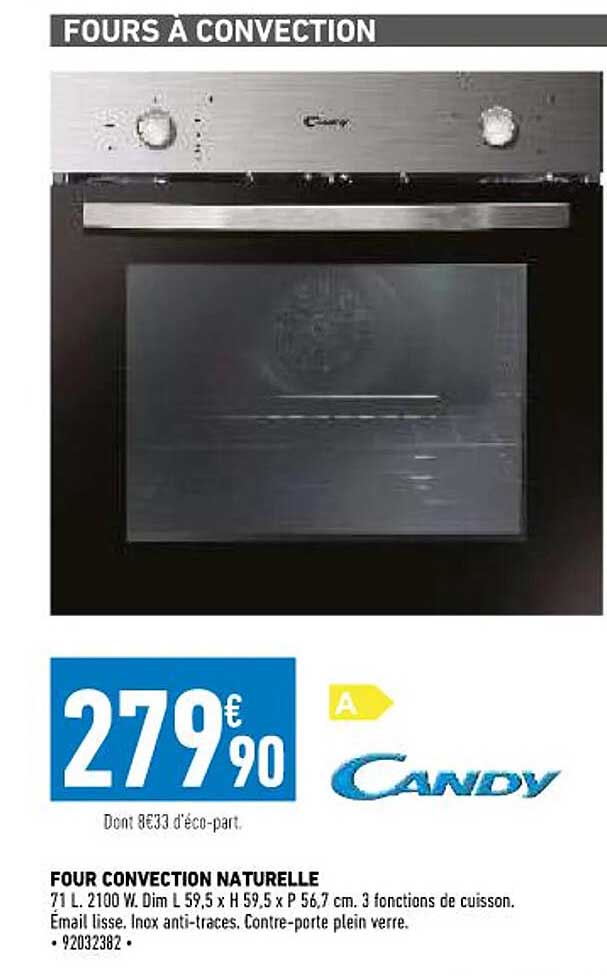 Four Convection Naturelle Candy