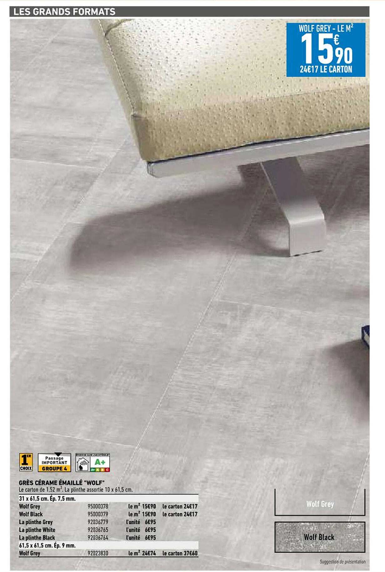 grès cérame émaillé "wolf"