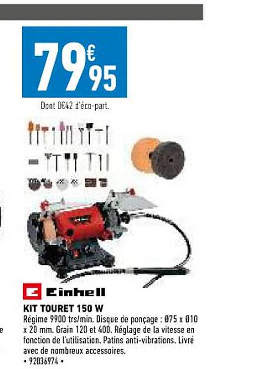 kit touret 150w einhell