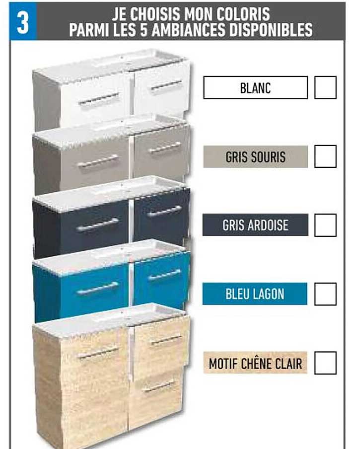 les 5 ambiances disponibles