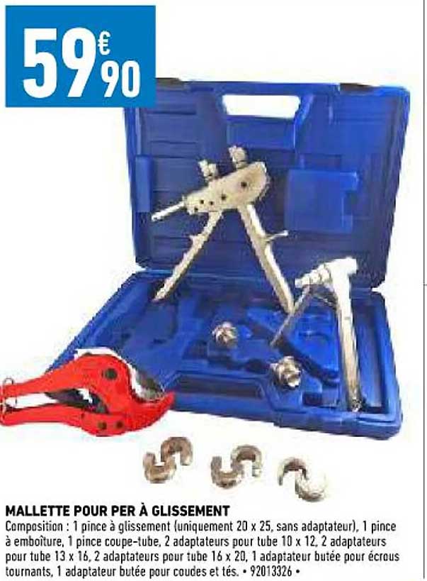 mallette pour per à glissement