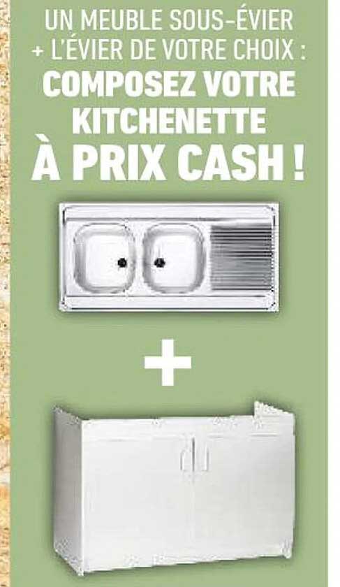 meuble sous-évier + l'évier